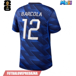 Lacne Muži Futbalové dres Francúzsko Bradley Barcola #12 MS 2026 Krátky Rukáv - Domáci